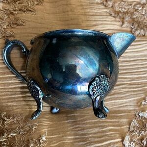 Vintage Leonard Silverplate Creamer